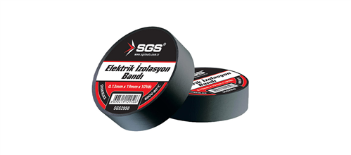 SGS ELEKTRİK İZOLASYON BANDI / KARIŞIK RENK / 19MM X 10 YRD